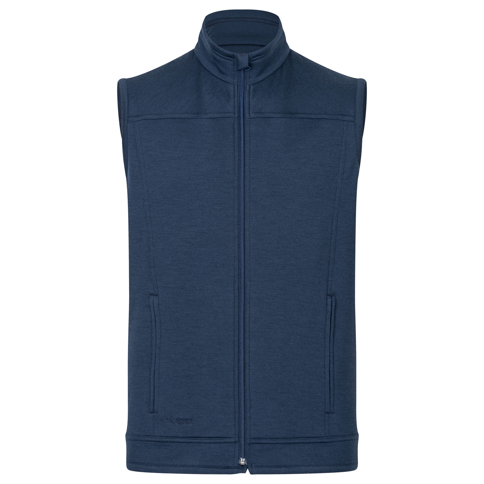 Merino Stehkragen Sweat Weste Herren 270